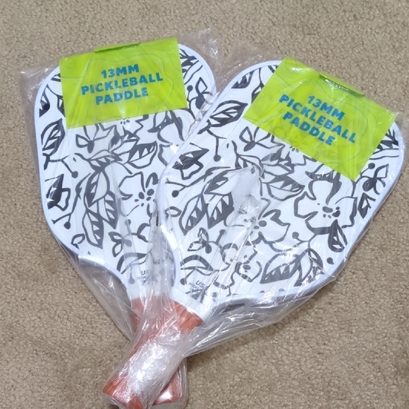 Other - Two Floral 14mm Pickleball Paddles